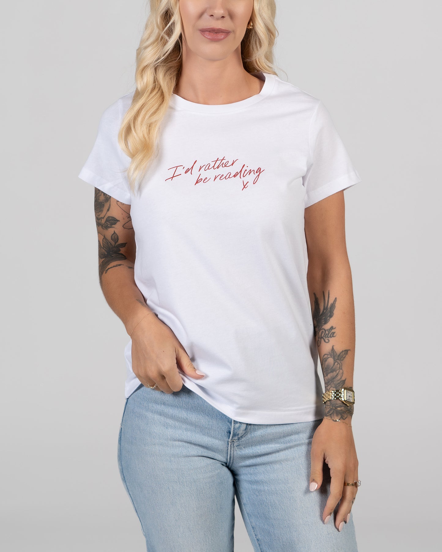 'I'd Rather Be Reading' Tee