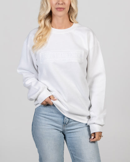 'Historical Fiction' Classic Embroidered Crew