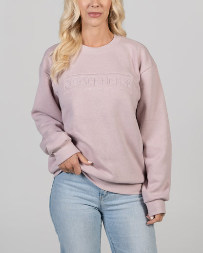 'Science Fiction' Classic Embroidered Crew