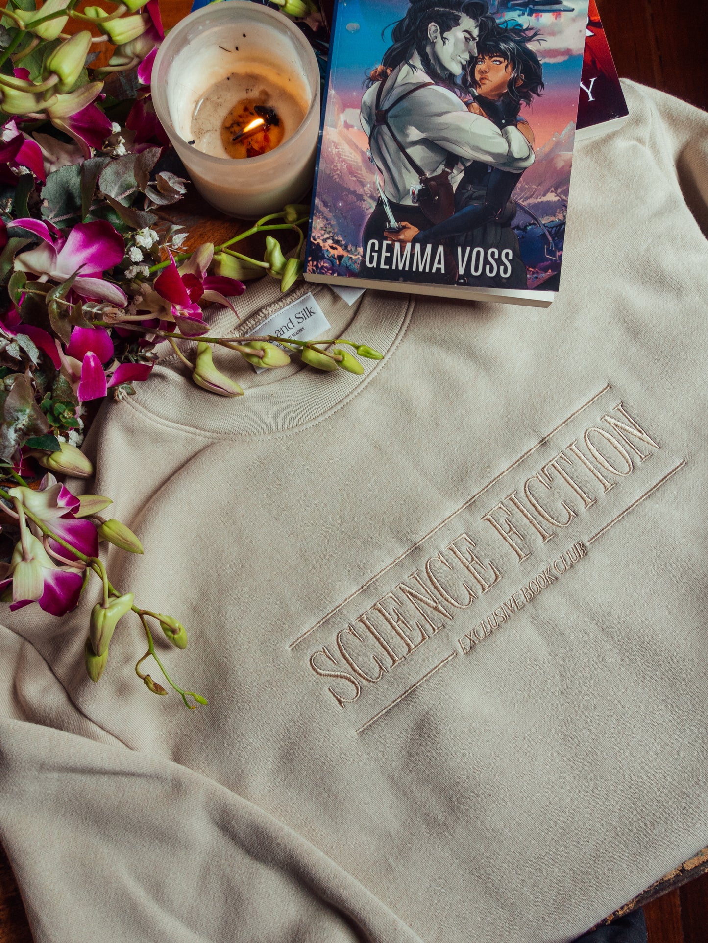 'Science Fiction' Classic Embroidered Crew