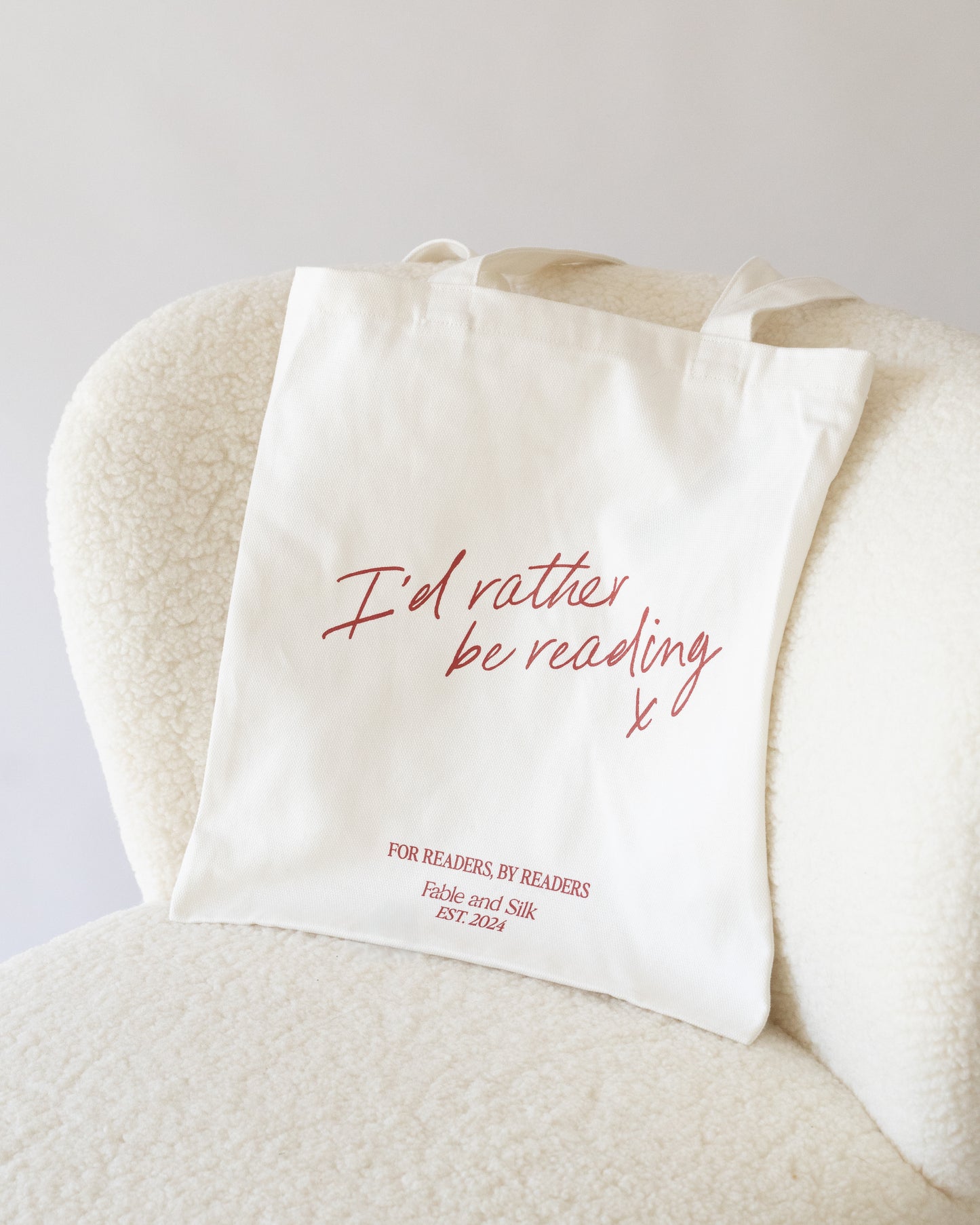 'I'd Rather Be Reading' Tote