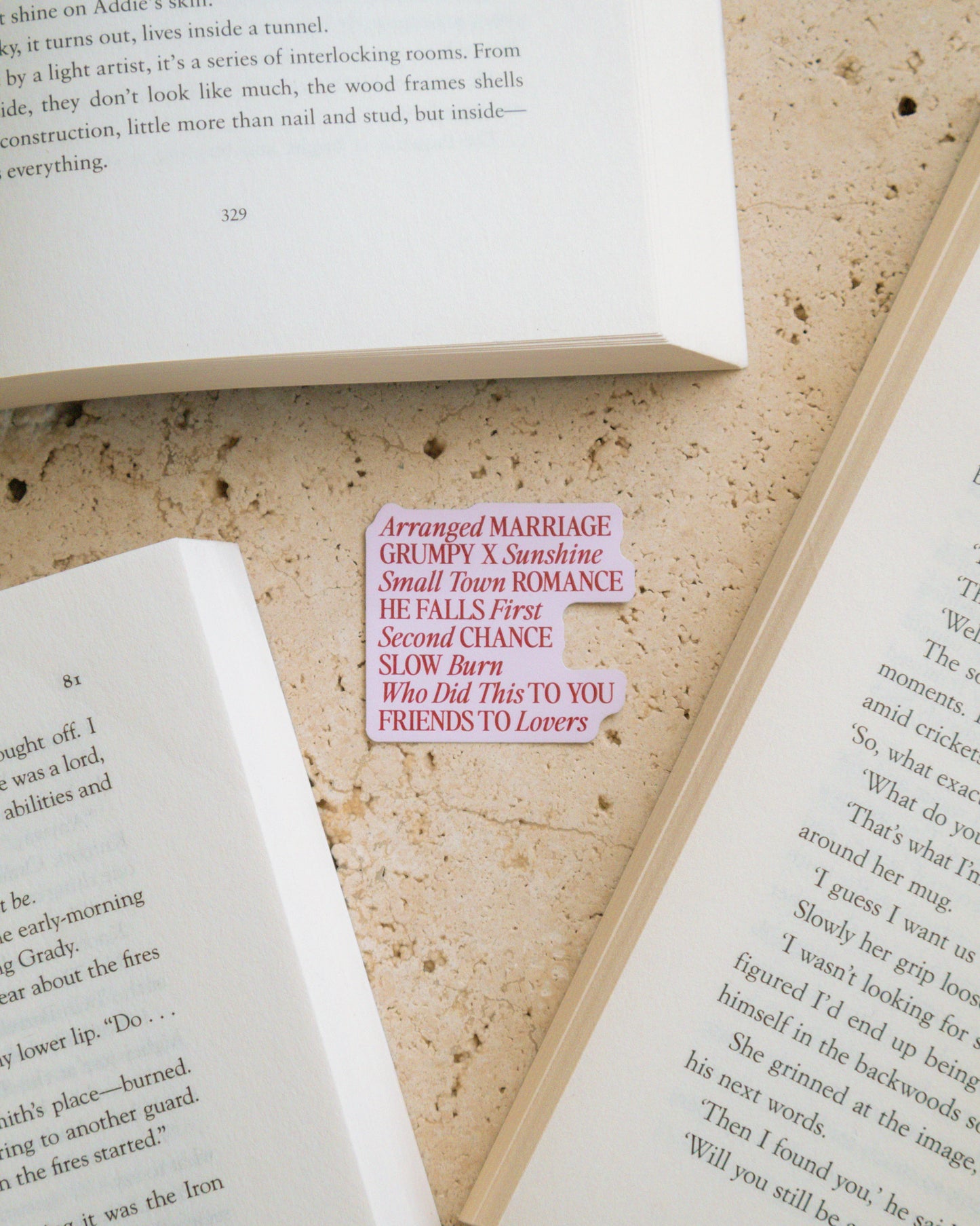 'Romance Tropes' Sticker