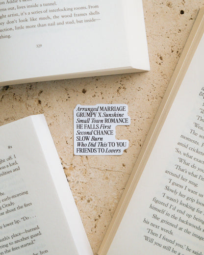 'Romance Tropes' Sticker