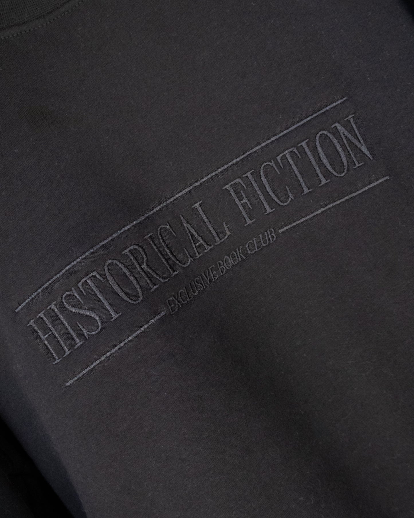 'Historical Fiction' Classic Embroidered Crew