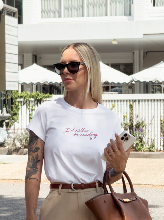 'I'd Rather Be Reading' Tee
