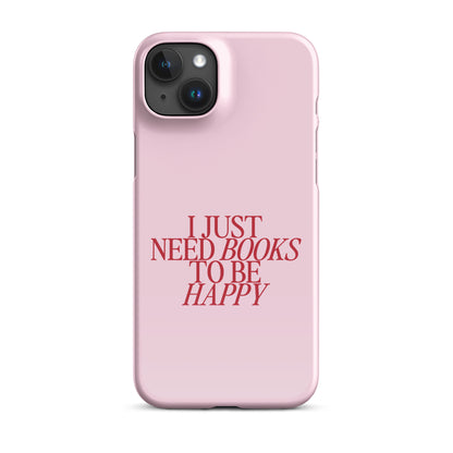 'I Just Need Books' Phone Case