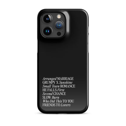 'Romance Tropes' Phone Case