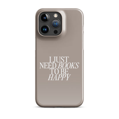 'I Just Need Books' Phone Case