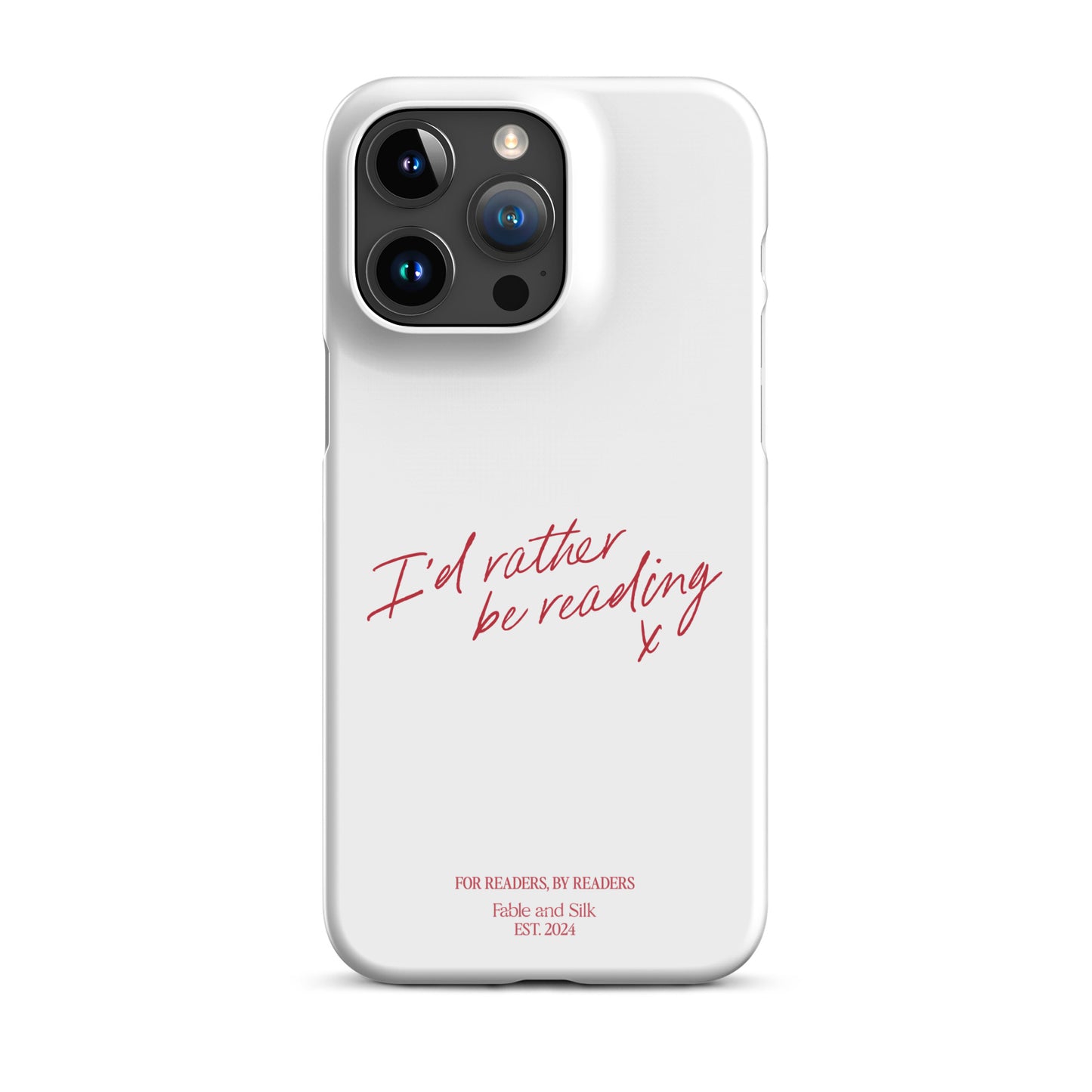 'I'd Rather Be Reading' Phone Case
