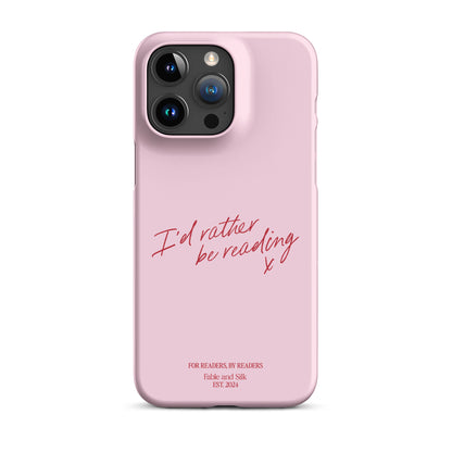 'I'd Rather Be Reading' Phone Case